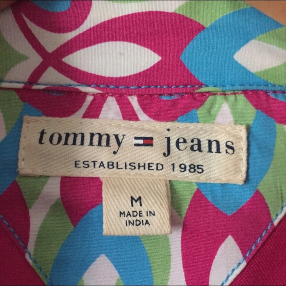 Tommy Jeans Pink Belted Trench Coat - Picture 7 of 8